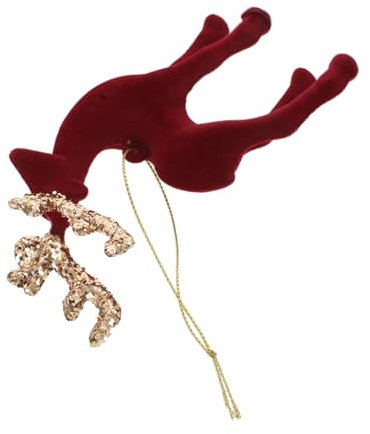 UPKOCH Rentier Weihnachtsdeko Hängender Elch-anhänger Für Christbaum Tier-sammel-Figur Plüsch-Rentier-Ornament Tisch-Rentier-Dekoration Für Winterurlaub