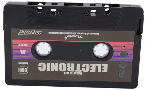 Adattatore a Cassetta con Lettore a Nastro Adattatore a Cassetta per Auto, Telefono, Mp3, con Memoria da 32 GB, Alimentazione USB