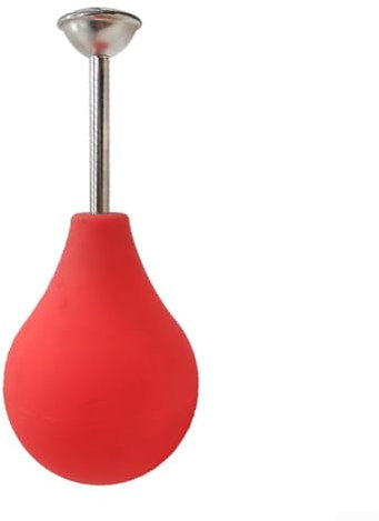 Gettimore Pulvérisateur pour plantes et fleurs - Grande boule d'arrosage - Long bec - En acier inoxydable PVC - 6 couleurs (rouge)