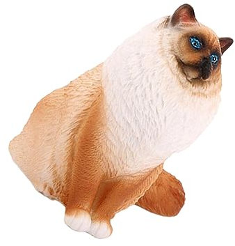 KONTONTY Katzenmodell Kunststoff Lifelike Cat Figurine Für Kognitive Spielzeugkatze Dekoratives - Geeignet Für Lernzwecke Dekoartikel