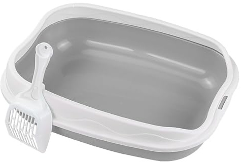Katzentoilette Katzenklo, Kaninchen Toilette, erhöhter großer Reise-Katzen-Sandkasten, Tablett Hasentoilette, Meerschweinchentoilette,Kätzchen-Töpfchen-Toilette, Haustiertoilette für kleine