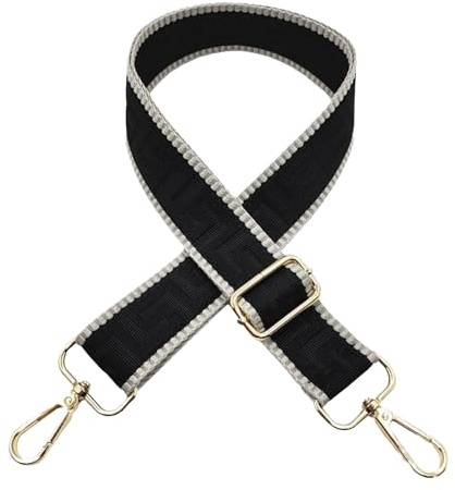 Verstellbarer Schultergurt für Taschen Taschengurte Wechseln 3.8cm Breite Retro Schulterriemen mit Karabiner Gurt Schulterriemen Verstellbarer 72-130cm für Umhängetasche Taschenriemen Handtaschengurt