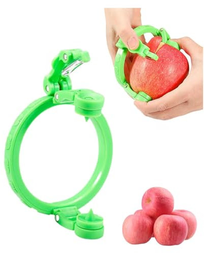 Pelador de frutas, pelador de manzanas de mano, pelador manual de frutas para manzanas y peras, pelador giratorio manual de manzana, herramienta de pelado de frutas de cocina para manzana, melón, pera