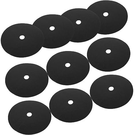 VINTORKY 10piezas Anillos De Mantillo Negros para Árboles con Tela No Tejida Protector Transpirable para Raíces y Control De Malezas Jardinería Fácil Instalación Conservación De Humedad