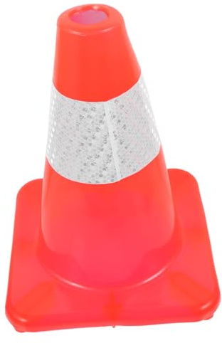 Holibanna Cono de Tráfico Reflectante PVC Resistente Cono de Seguridad para Estacionamiento Entrenamiento y Señalización Vial