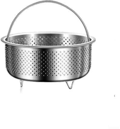 304 Stainless Steel Vegetable Steamer Basket, With Handle And Stable Feet For Pots, Pans And Cookers, Dishwasher And Oven Safe Insert, Dishwasher Safe Steamer(C)