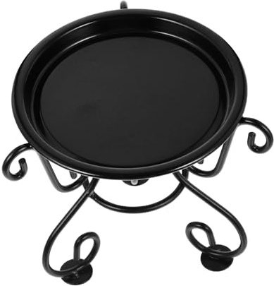 NOLITOY Supporto per Piante in Ferro Supporto per Vasi da Fiori Portavasi da Fiori Materiale Ecologico Design Intelligente Struttura Stabile Robusta Aumenta Altezza Vasi Decorativo per CAS