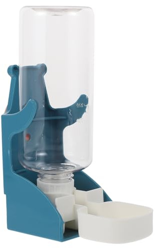 SHINEOFI Bebedero Colgante para Mascotas Dispensador de Agua, Capacidad Grande, Material Seguro, Color Azul, Adecuado para Perros, Gatos, Conejos y Roedores, Suministros para Animales