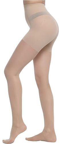 BeonTop Collant Compressione Graduata Donna 70 Den - Calze Compressione Graduata Donna 17-18 mmHg, Calze Elastiche 70 Denari, Elastocompressive, Massaggianti, Riposanti - Made in Italy