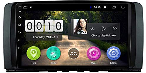 Dr.Lefran Autonavigation, Android 8.1 Autoradio für Mercedes Benz R-Klasse W251 R280 R300 R320 R350 R63 2006-2013 Navi GPS Multimedia IPS-Bildschirm,WiFi 1g+16g