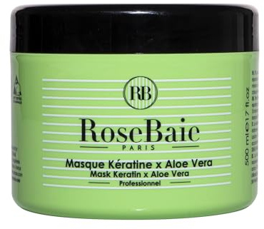 Keratin x Aloe Vera RoseBaie Maske 500 ml