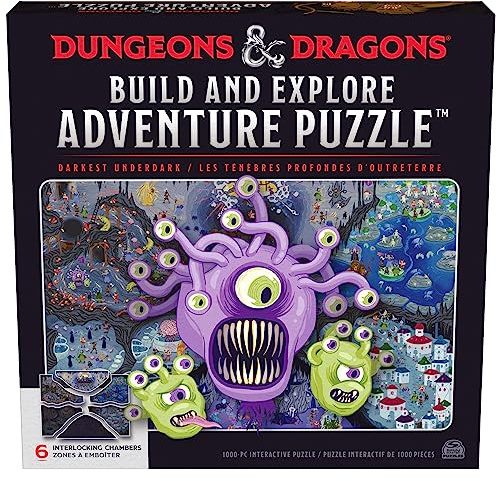 Spin Master Games Dungeons & Dragons 1000 Piece Puzzle for Adults and Kids Ages 12+