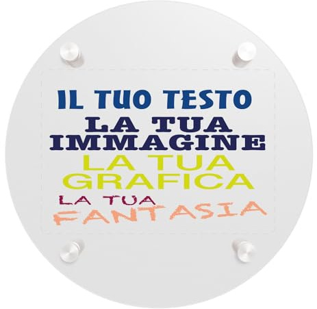 Gruppo Veneziano - targa in plexiglass personalizzata - targa fuoriporta in plexiglass 3mm personalizzata - in dotazione distanziali per il montaggio - 100% made in italy