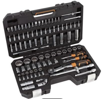 COFFRET A DOUILLE PROFESSIONNEL Pro MAGNUSSON 95 PIECES VANADIUM AVEC CLEFS CLES CLIQUET GARANTI A VIE