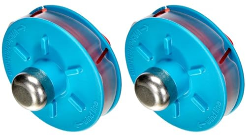 Gardena Ersatzfadenspule: Austauschbare Spule für Turbotrimmer und -sensen, Original System Ersatzteil für Rasentrimmer (5369-20), One Size (2er-Pack)