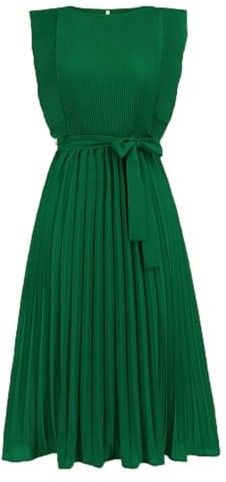 Sommerkleid Rüschenärmeln, europäisches und amerikas großes Kleid-LQ590-lv-XL