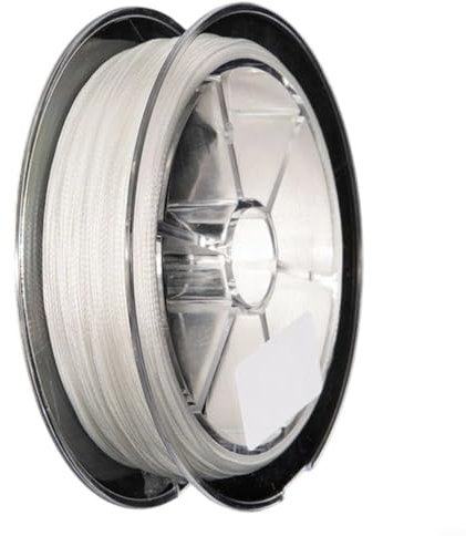 ZYNCUE 50 m Angelschnur, Polyesterfaser-Konstruktion, Angelschnur, Vorfach, für Forelle und Barsch, Monofilamentdraht, starke Schnur (B)
