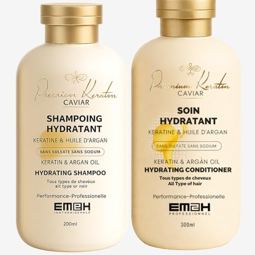 Premium Keratin Caviar kit d'hydratation intense et de réparation - 2 x 300ml