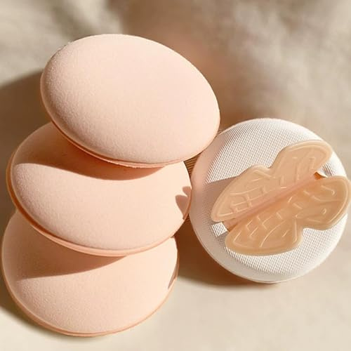 per cipria per trucco, morbido e compatto, con cinturino per il trucco del viso, per applicare fondotinta in crema pressato, facile da usare, applicatore per cuscino in spugna