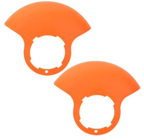 TOYANDONA 2 Pcs Universal Cordless Lawn Mower Grass Shields 12v/24v Compatible Grass Shield Guards for Electric Push and Self-propelled Mowers Accessories