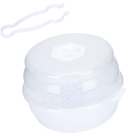 Mikrowellen Babyflasche Sterilisatorbox aus Pp in Weiß