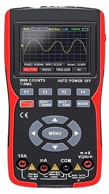 Osciloscopio digital Osciloscopio digital Generador de señal portátil Herramienta de voltaje de pantalla a color de 2,9 pulgadas Osciloscopio inteligente(A)