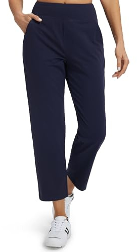 Libin Pantalon De Jogging 7/8 Fluide pour Femme | Pantalon De Sport Extensible Décontracté Léger Business Pantalon De Course Et Fitness En Molleton Avec Poches