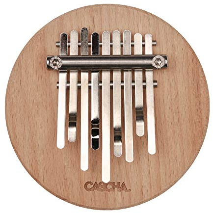 CASCHA Kalimba, Daumenklavier, Finger Klavier mit 9 Zungen, Pentatonisch, Made in Germany, Buche
