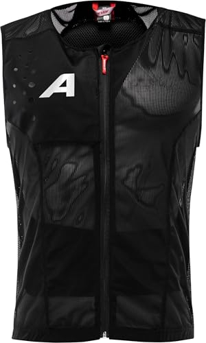 ALPINA PROSHIELD Men - Rückenprotektor für Männer, Atmungsaktiv & Anpassbar, Schutzweste für Ski- & Wintersport, Schwarz - XXL