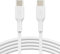 Belkin USB-C-auf-USB-C-Ladekabel, USB C Kabel, Schnellladekabel für iPhone 16, iPhone 15, Samsung Galaxy S24, S24+, S24 Ultra, Note, Google Pixel, iPad Pro, iPad mini, Nintendo Switch, 2 m – Weiß
