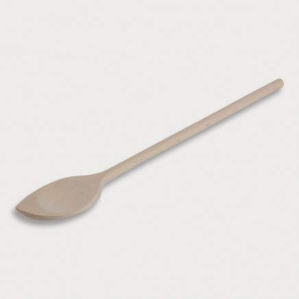 5X HOFMEISTER® Holz-Kochlöffel, 25 cm, spitz, Naturprodukt: handgefertigt, plastikfrei, Keine Kratzer im Topf, unbehandelt, hitzebeständig, Rührlöffel, Buche
