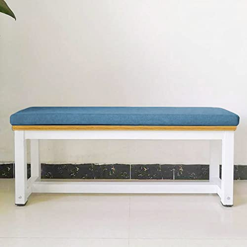 Waigg Kii 5/7/8 cm Bankkissen 2-Sitzer/3-Sitzer, Gartenbank-Sitzkissen, 100/120/150 cm, lange Bankstuhlkissen für Schaukel, Esszimmer, Terrasse (180 x 35 x 5 cm, Marineblau)