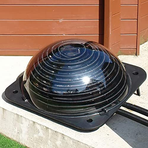 JODAIS Solar Dome Swimming Pool Heaters, Solar Pool Heater, for Above Ground Pool, Inground Pool Warmer Equipment W/Hose Connector for Home Outdoor