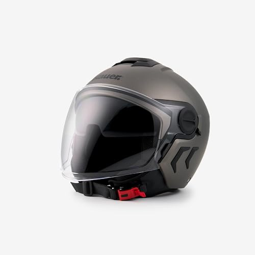 Blauer Demi Jet DJ-01 Monocolor Jet Helmet, gray matt, XL (60/62)