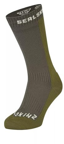 SEALSKINZ | Starston | Unisex Waterproof Cold Weather Mid Length Merino Wool Lined Sock | Outdoor Adventure & Winter Sports, Hiking | Three-Layer Insulation Technology