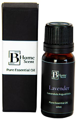 Bhomescent Essential Oil Set - 4 x 10ml | Essential Oils for Diffusers for Home, Cleaning & Aromatherapy | Lavender, Tea Tree, Lemongrass & Peppermint | Premium Diffuser Oil for Fresh, Clean Spaces