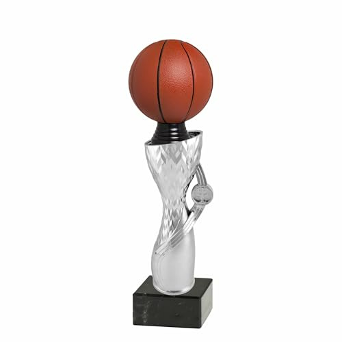 Generico Trofeo Basket – Coppa Pallacanestro con Base Elegante e Targhetta Personalizzata – Premi Sportivi per Squadre, Tornei, Eventi