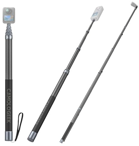 3,0 m osynlig selfiepinne kolfiber