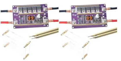 2 Set 12 V Mini Saldatrice a Punti Kit FAI DA TE con Penna a Sgancio Rapido Batteria al Litio Saldatrici Professionale Dispositivo di Saldatura