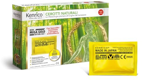 KENRICO - MEGA GOLD SDX 1-6 Cerotti Disintossicanti - Sporolife Brevettata - Detox Pads