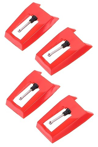 UPKOCH 4pcs Stylus Needle for Gramophone Turntable Record Player Stylus Attachment for Vinyl Record Accessories for Home Music Listening