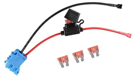 Upgraded 12V Copper Wiring Connector Replacement Set With 40A Fuses For Kids Electric Car Battery Wire Harness Connector For Electric Car