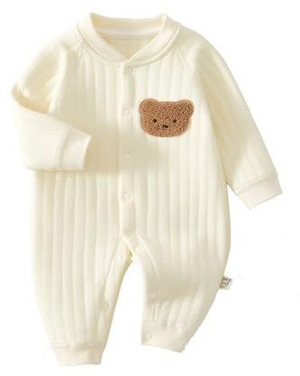TootyTots - Tutina per Neonato, Tuta in Un Pezzo per Bambino, Neonata, Unisex, Maniche Lunghe, Pagliaccetto, 100% Cotone Morbido e Confortevole, Versatile per Abbigliamento Esterno e Pigiami, Adatta