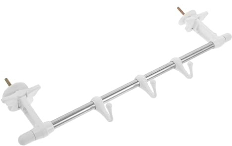 HIAKDOFT Tendedero de Ropa sobre Radiador de Acero Inoxidable 40 CM con 3 Ganchos Soporte para Secar Toallas y Prendas sin Taladro Resistente al Calor para Uso en Invierno y Espacios