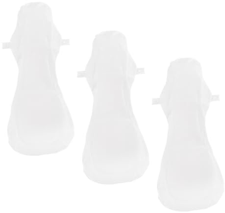 TOPPERFUN Compresas Menstruales de Algodón Lavables 3 Unidades 420 Mm Toalla Sanitaria Reutilizable a Prueba de Fugas para Cuidado Femenino y Uso Diario