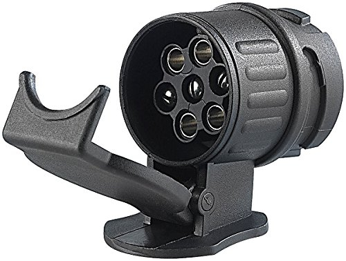 LISSEK Adapter für PKW und Anhänger 13 Polig auf 7 Polig Anhängerkupplung von 13-Pin Auto auf 7-Pin Anhänger Auto Fahrradträger Transporter Wohnwagen