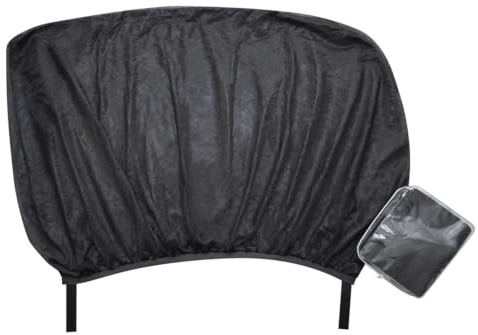 CarComfort Sonnenschutz-Auto, 2 Stück Sonnenblenden-Seitenscheibe, Universal Sonnenschutz-Kinder, UV-Schutz-Auto, Seitenfenster-Sonnenschutz schwarz