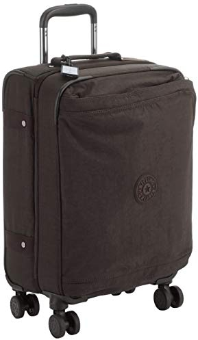 Kipling SPONTANEOUS S Rollgepäck in kleiner Kabinengröße, Handgepäck, Black Noir (Schwarz)