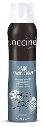 Coccine - Schuh Reinigungsschaum, Pflegeschaum, Schuhshampoo, Schaum | Nano Shampoo Foam, Universelles Schuhreiniger Schaum, Schuh Reiniger von Schmutz und Staub, Leder und Textilien - 150 ml
