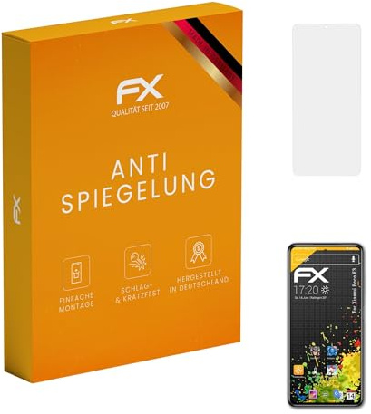 atFoliX Película Protectora compatible con Xiaomi Poco F3 Lámina Protectora de Pantalla, antirreflejos y amortiguadores FX Protector Película (3X)